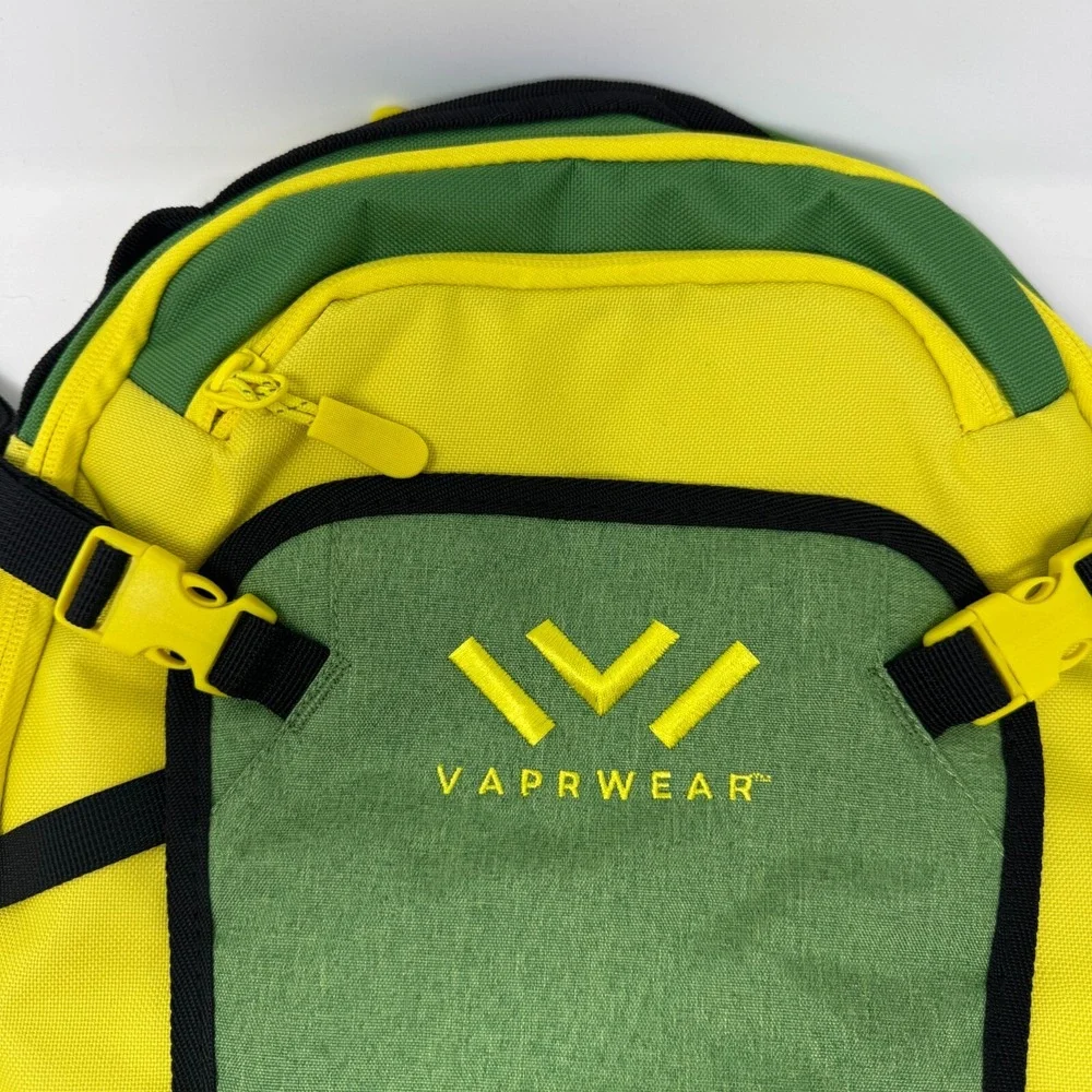 Vaprwear Green and‎ Yellow Hydration Backpack Daypack